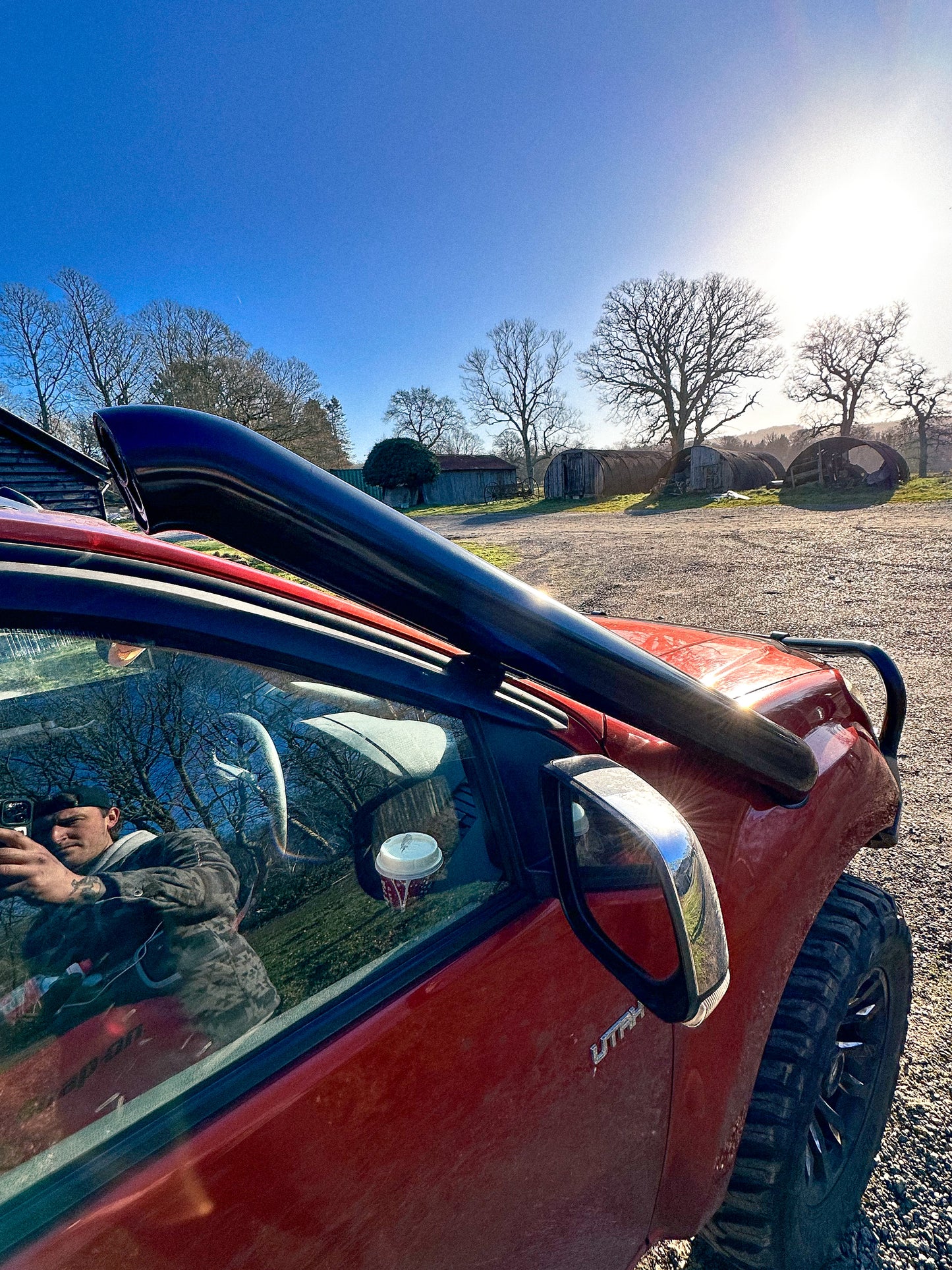 Isuzu D-Max Stainless Steel Snorkel Kit – Short Entry