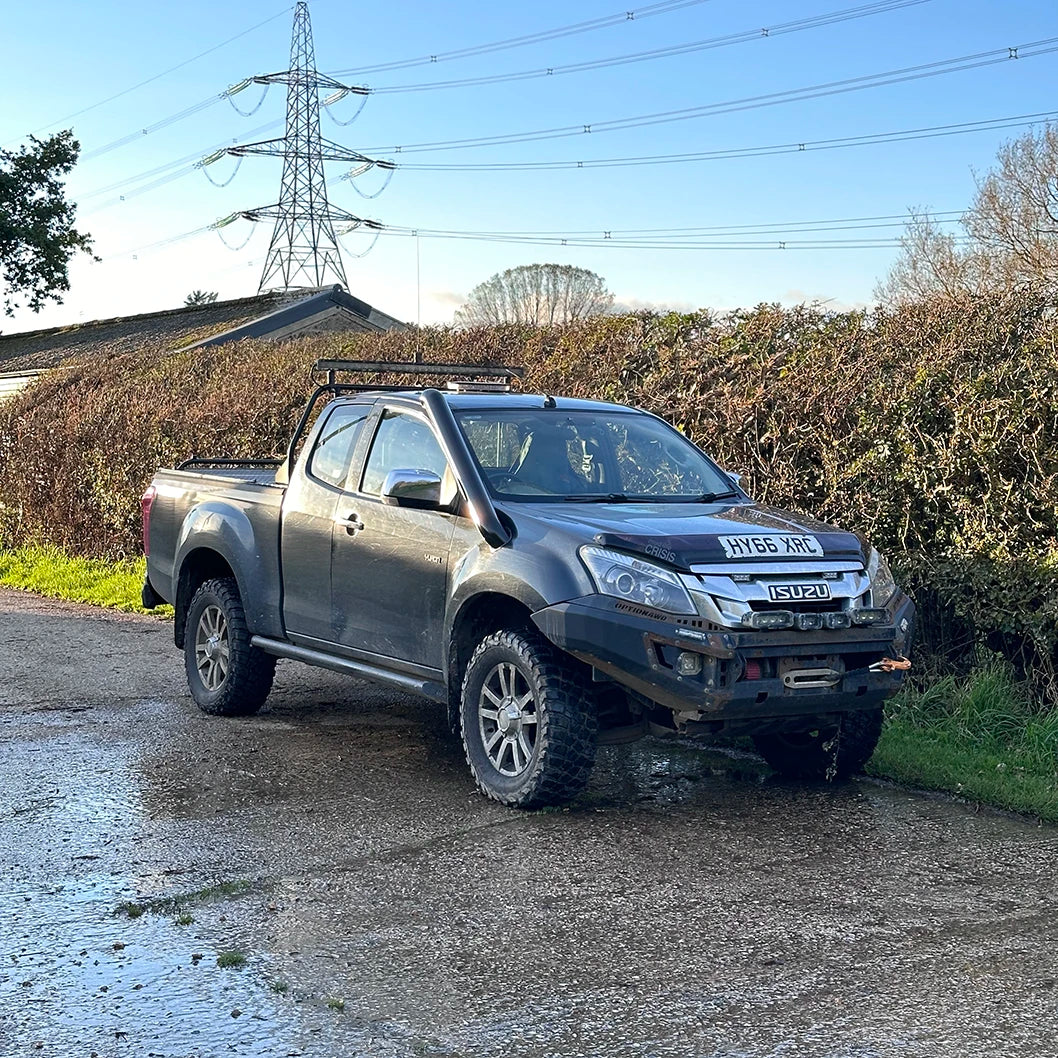black steel snorkle for Isuzu Dmax