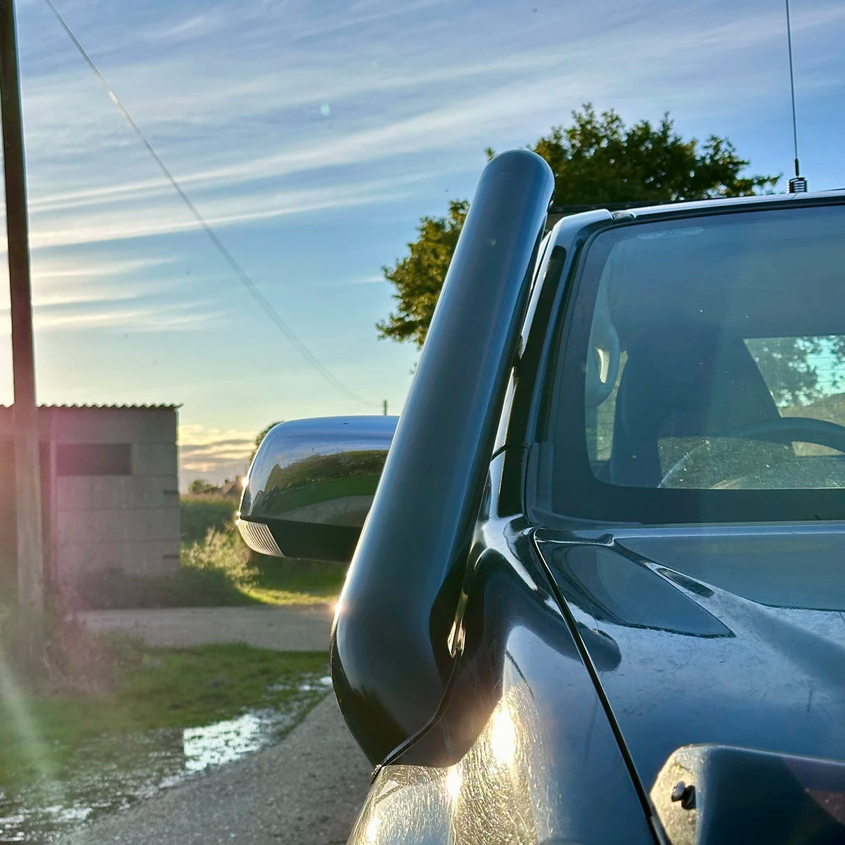 black snorkle for Isuzu Dmax