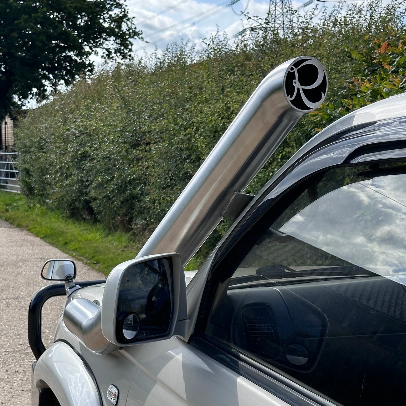 close up side view of Toyota Surf 4Runner with Stainless Steel Snorkel Kit installed