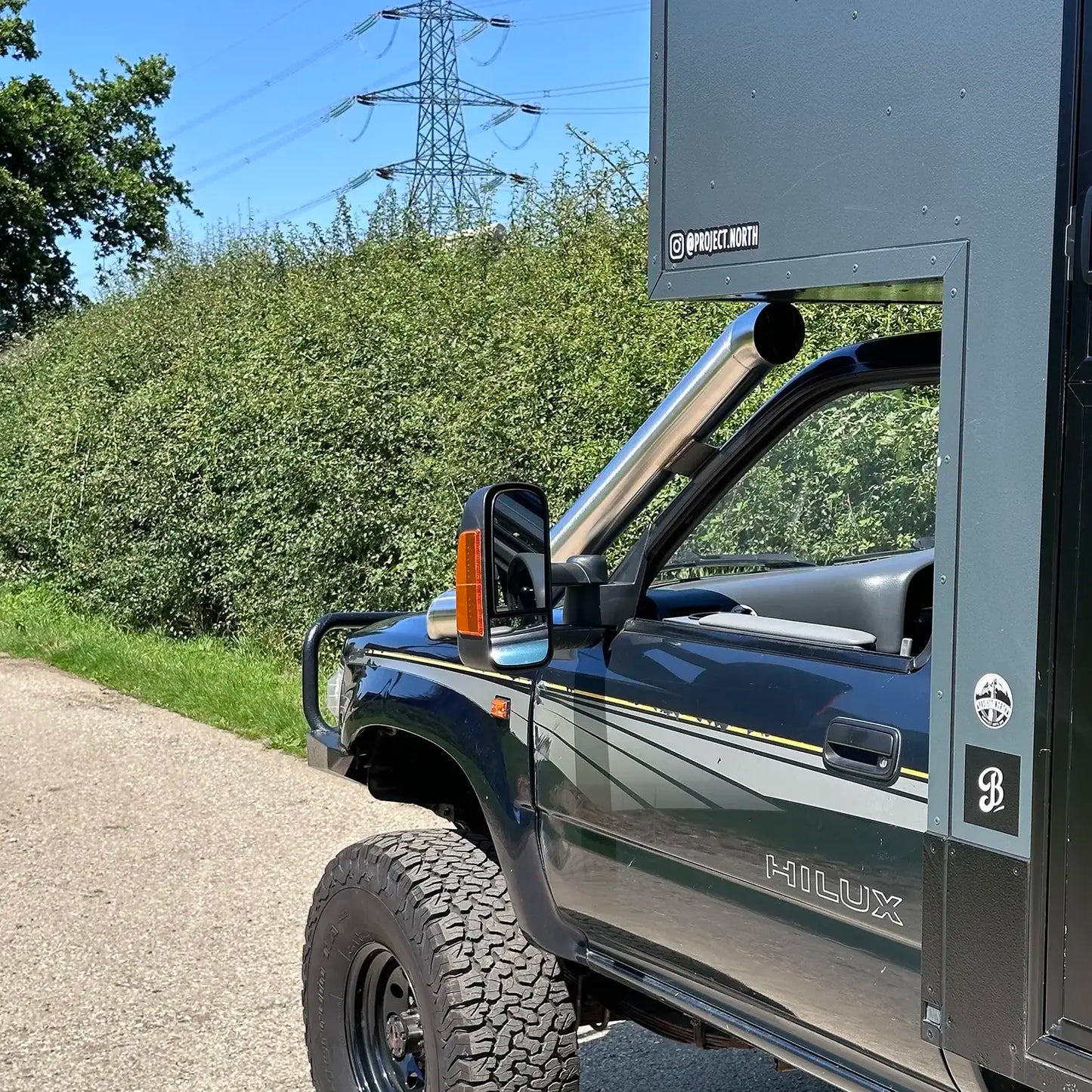 hilux mk3 intake snorkle kit