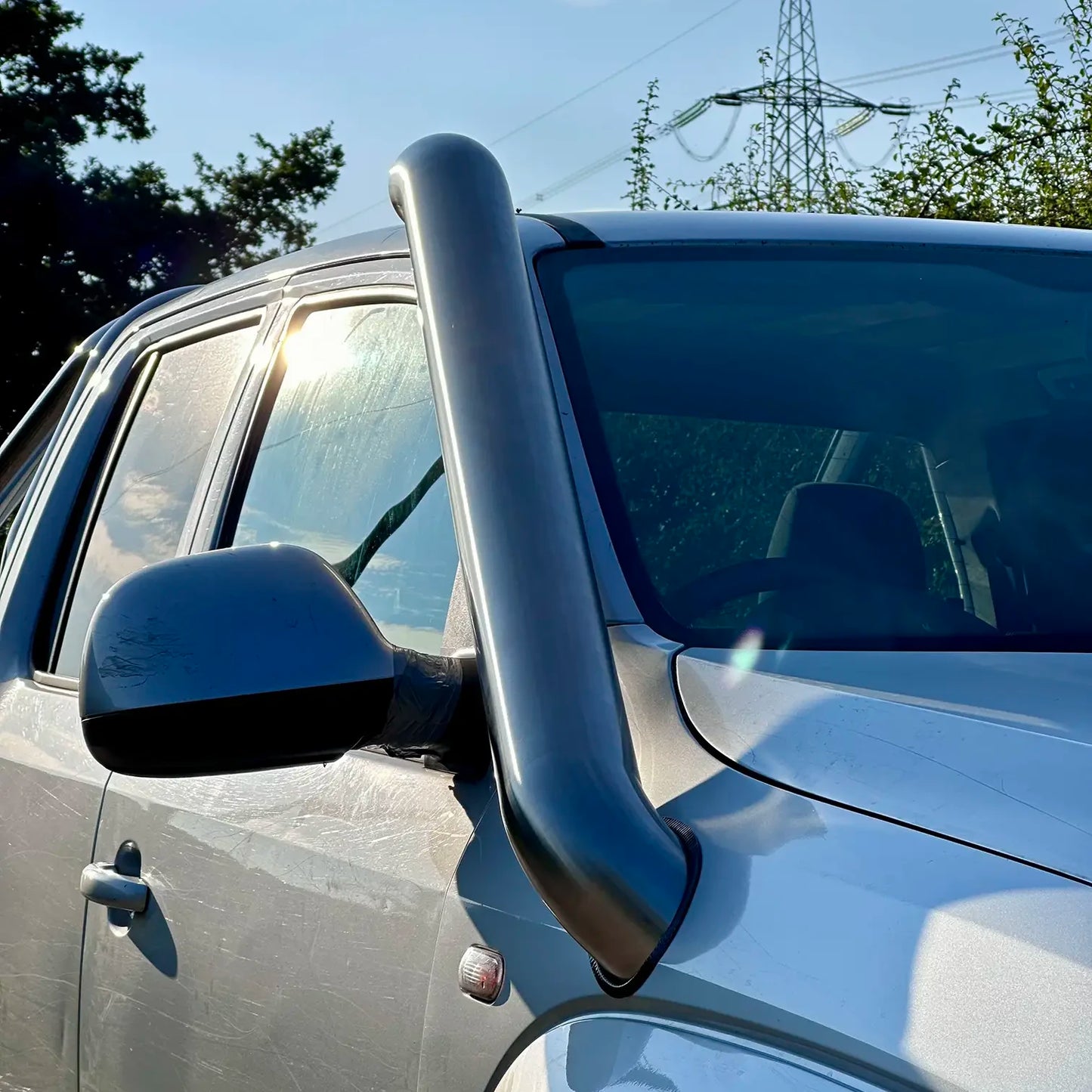 Stainless steel snorkle kit for VW Amarok