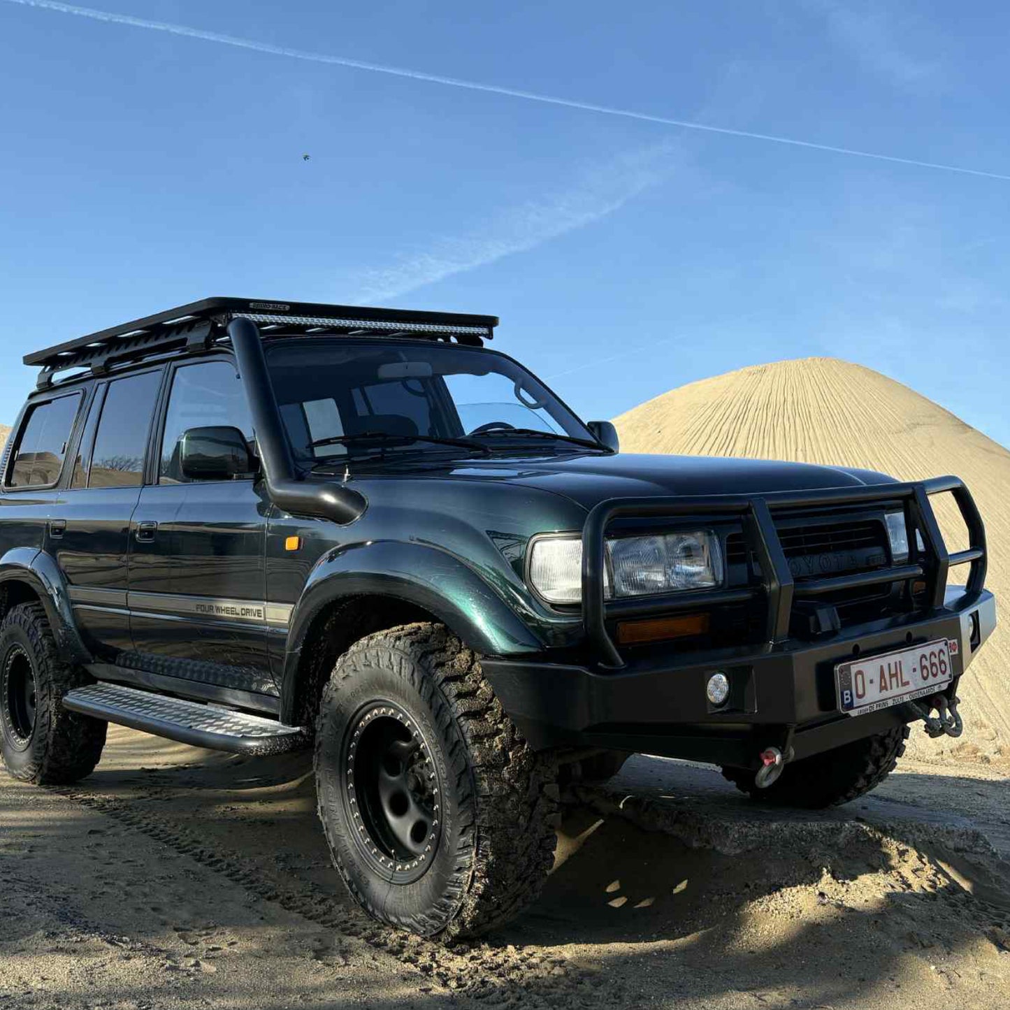 Toyota Land Cruiser 80 Series Stainless Steel Snorkel Kit | 1990–1997