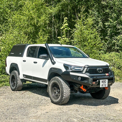 Toyota Hilux Mk8 Stainless Steel Snorkel Kit (2016–2020) – Short Entry