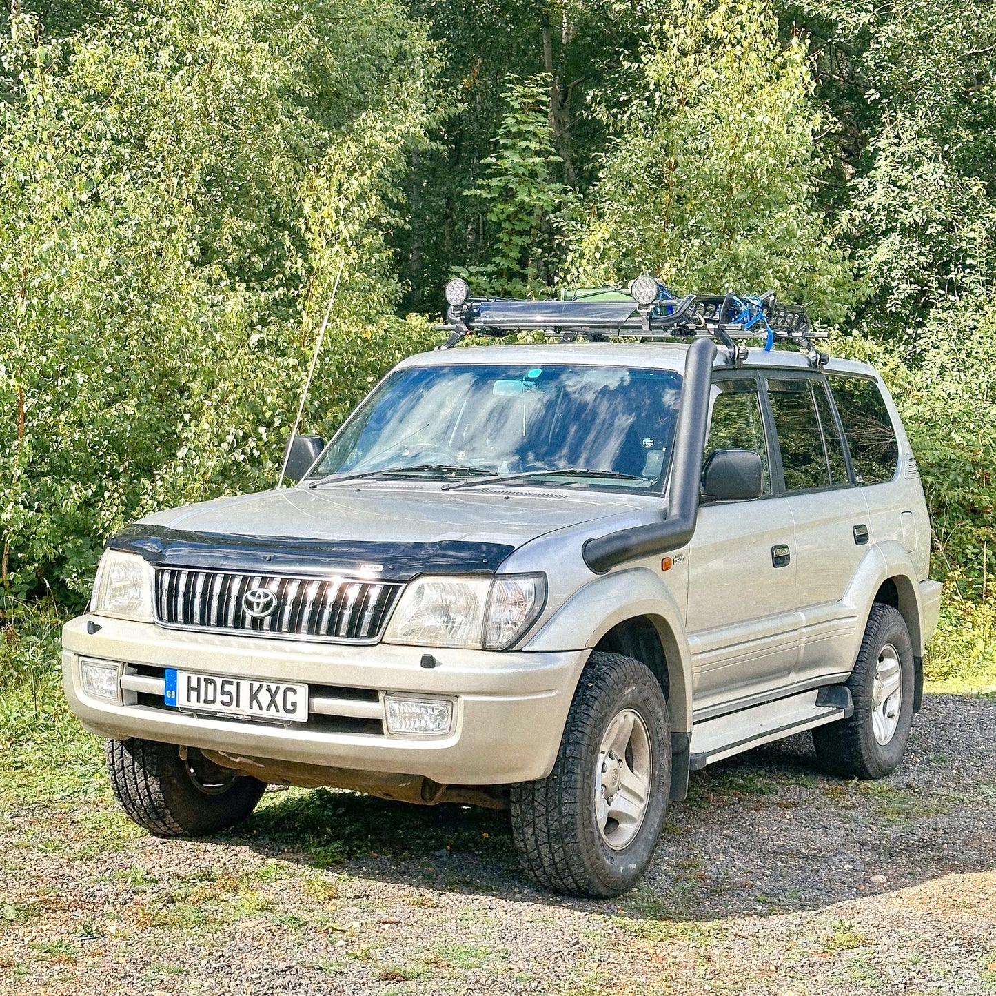 Toyota Land Cruiser Colorado 90 Series Stainless Steel Snorkel Kit | 1996–2003