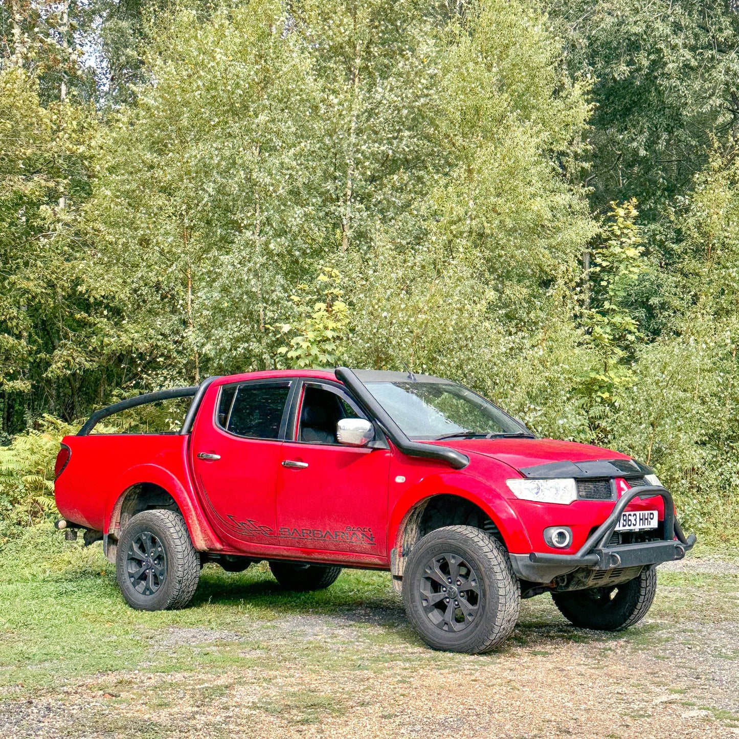 Premium Stainless Steel Snorkel Kit – Mitsubishi L200 (2005–2015) | Long Entry