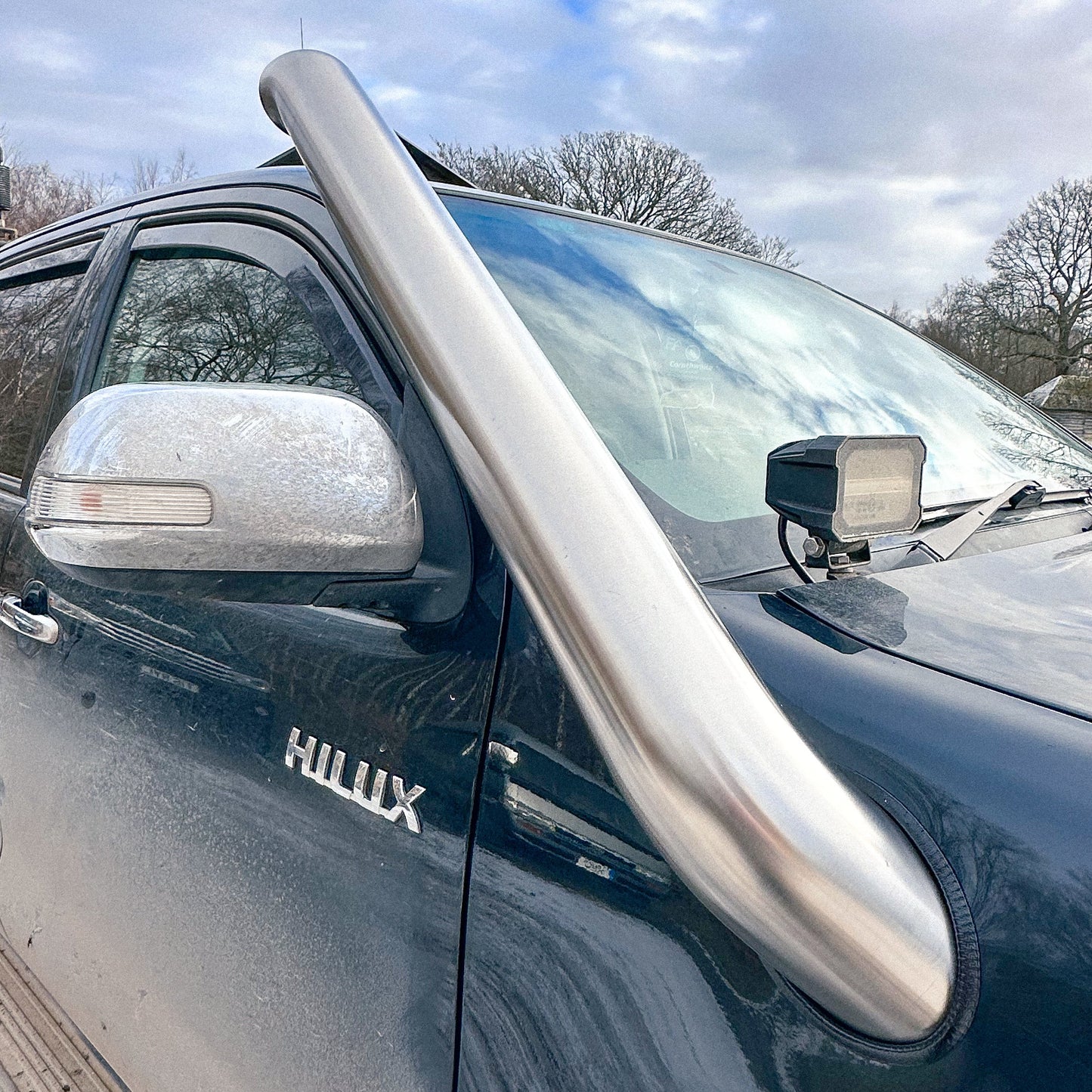Toyota Hilux Mk6/Mk7 Stainless Steel Snorkel Kit (2005–2016) | Short Entry