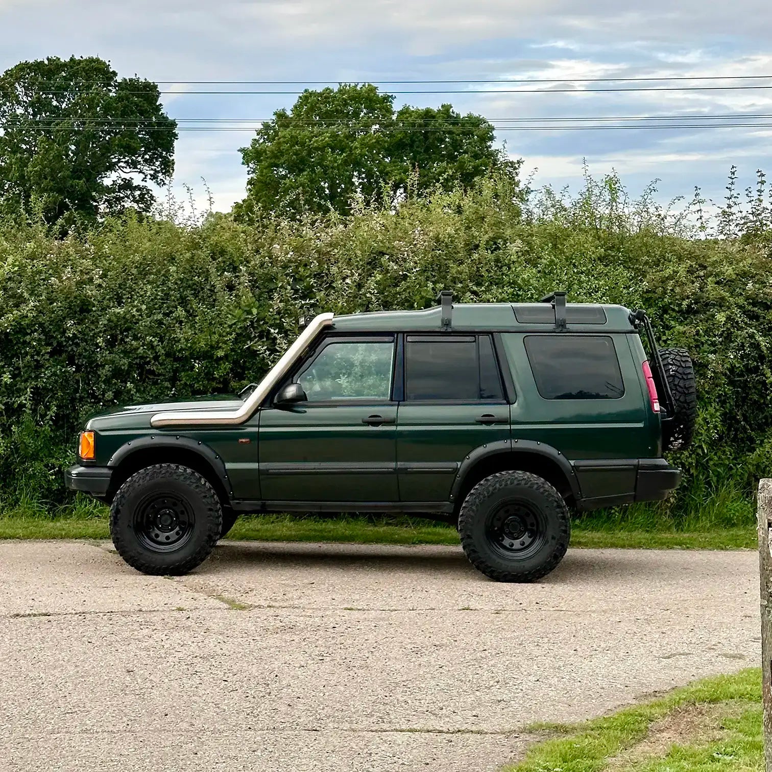 Land Rover stainless steel snorkle kit