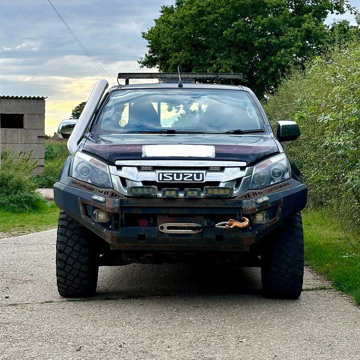 Isuzu Dmax staino snorkle kit