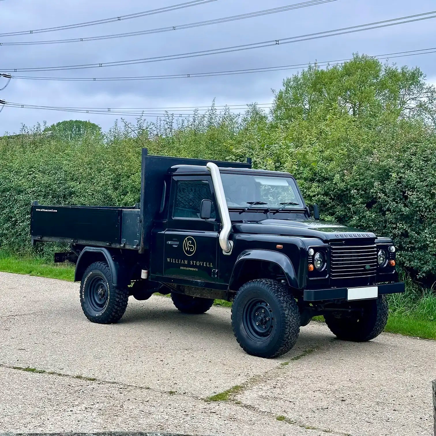 Land Rover Defender 4" Stainless Steel Snorkel Kit