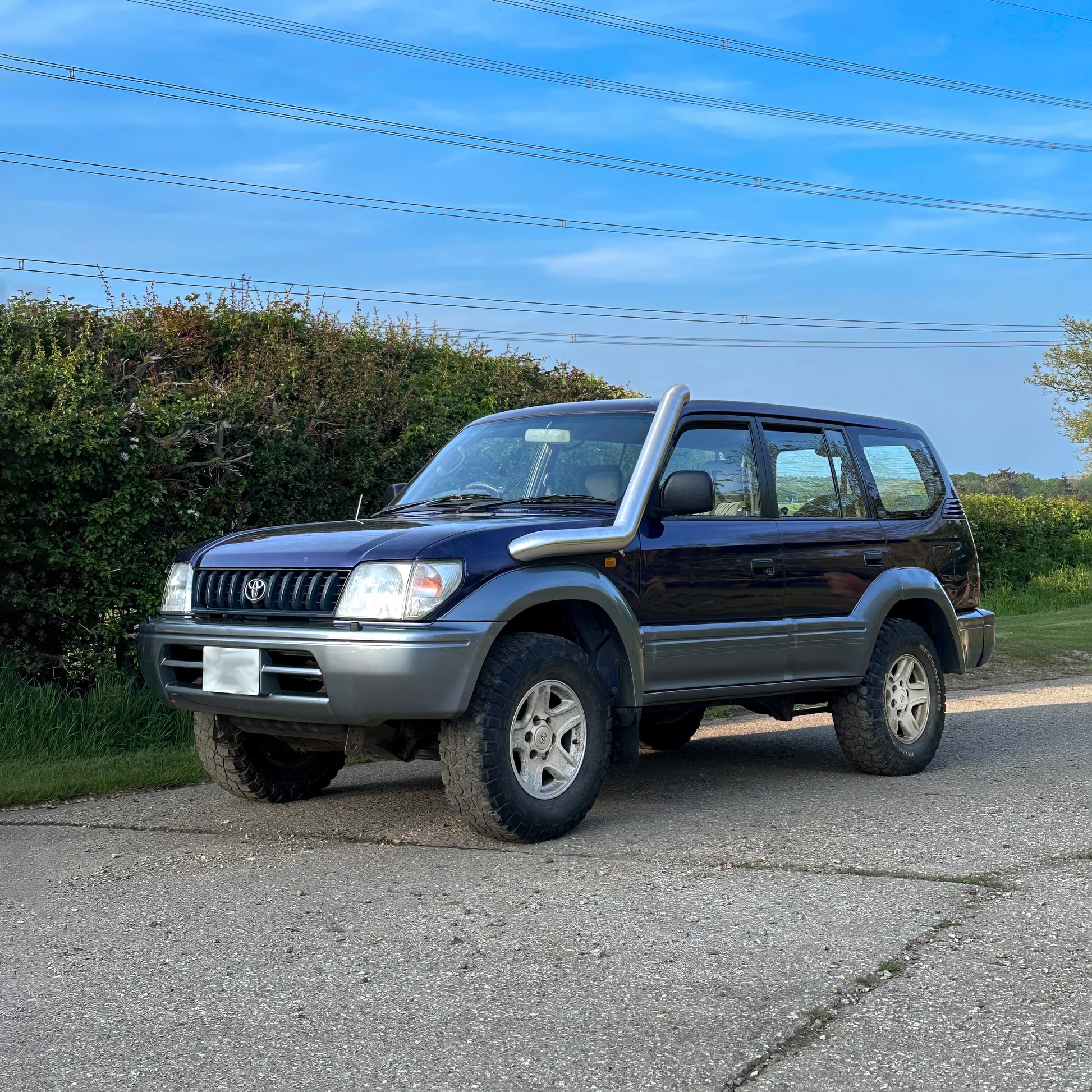 Toyota Land Cruiser Colorado 90 Series Stainless Steel Snorkel Kit