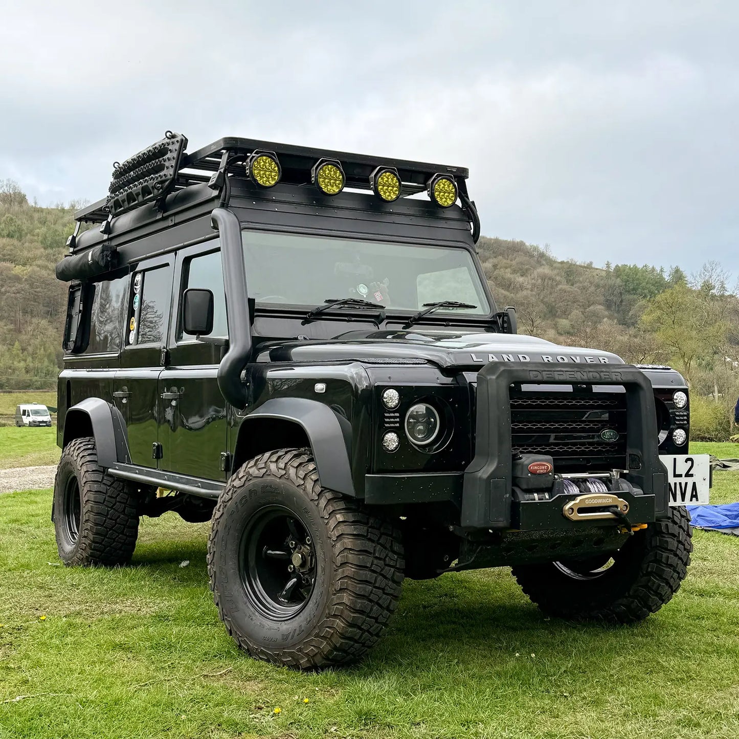 royalfab landrover 110 series snorkel kit side entry