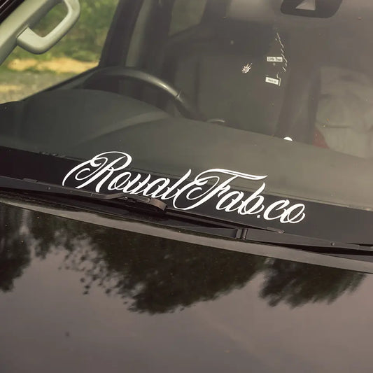 Royalfab logo sticker for 4x4 vehicles